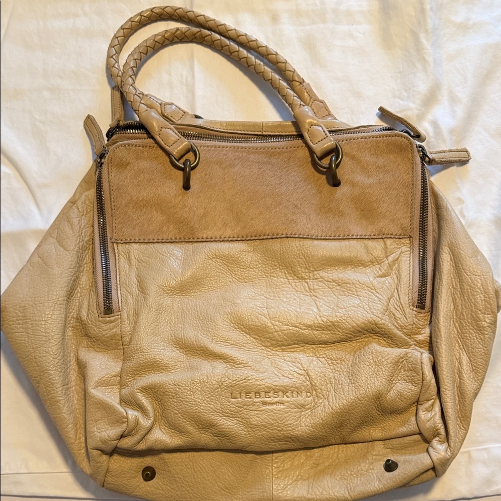 Liebeskind Tan Leather Shoulder Bag